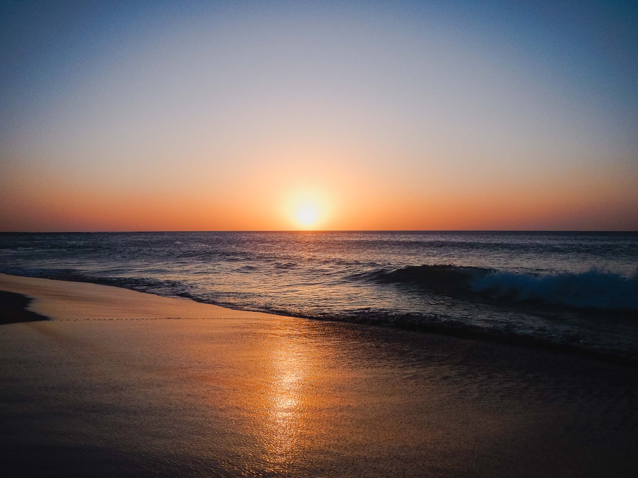 kaapverdie soloreis zonsondergang