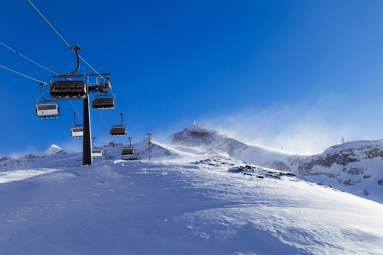 Skien en snowboarden in valle d'aoste Breuil-Cervinia