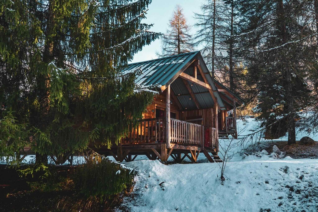 knusse chalet in de Franse Alpen