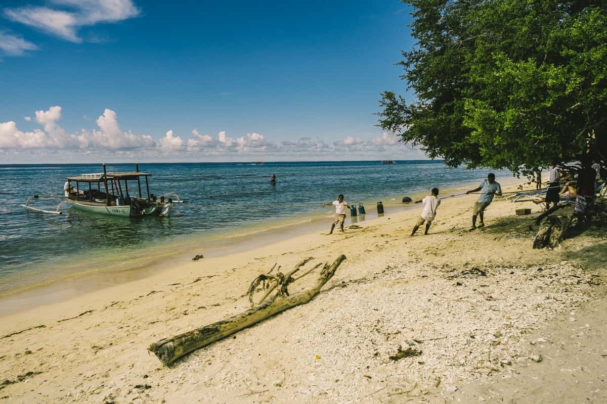 Op de Gili’s zonder 1 druppel water aan te raken