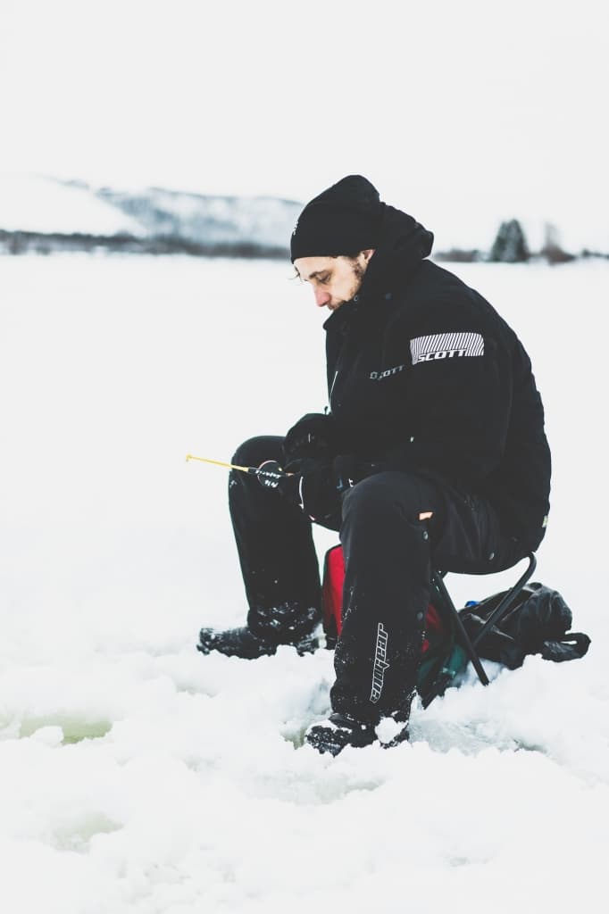 ijsvissen in lapland