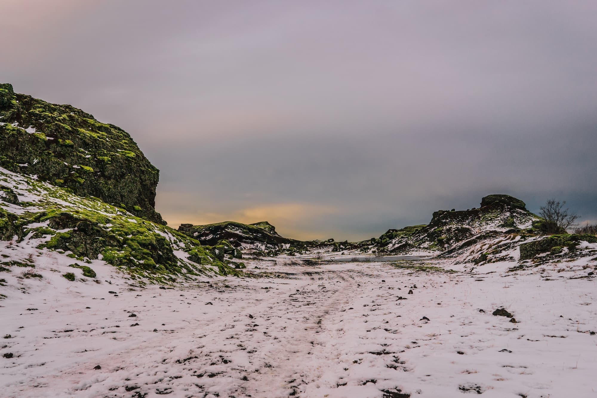 Foto's van IJsland Winter in IJsland