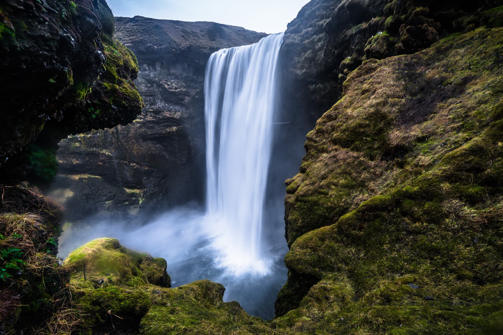 De Skogafoss waterval in IJsland