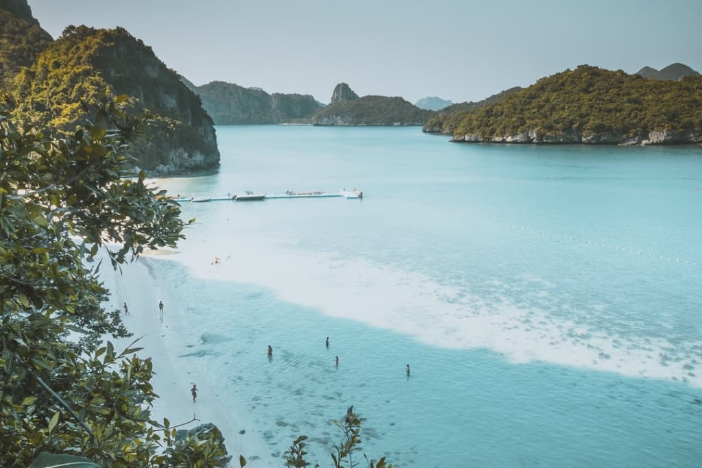 thailand werken op strand