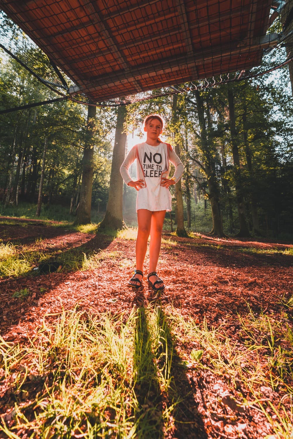 slapen in boomhutten met kinderen