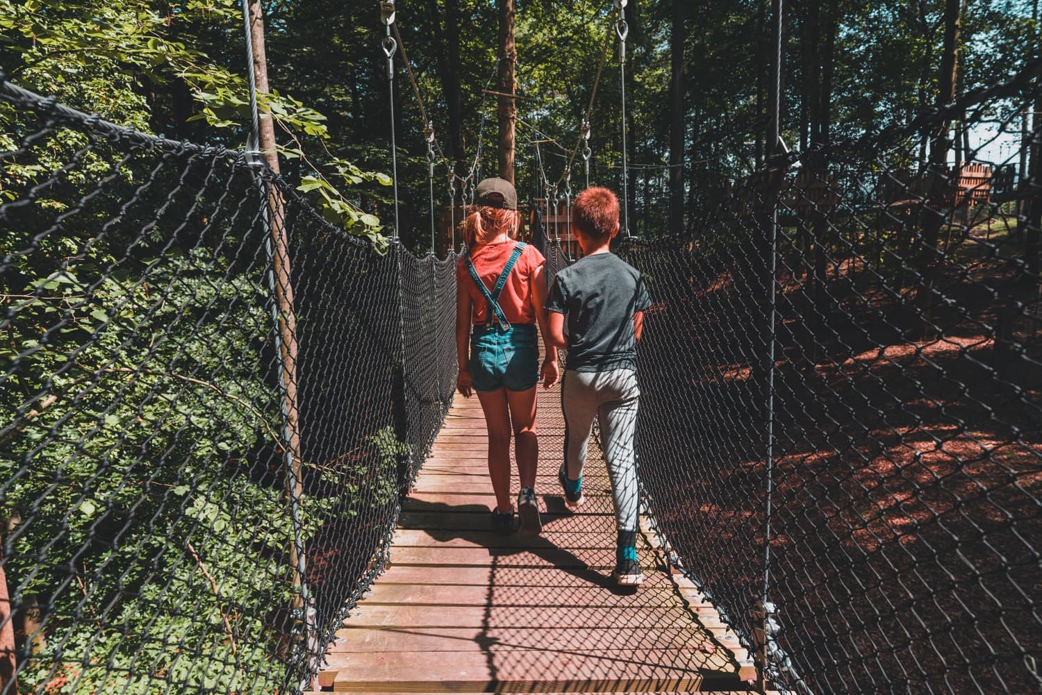 met kinderen kamperen