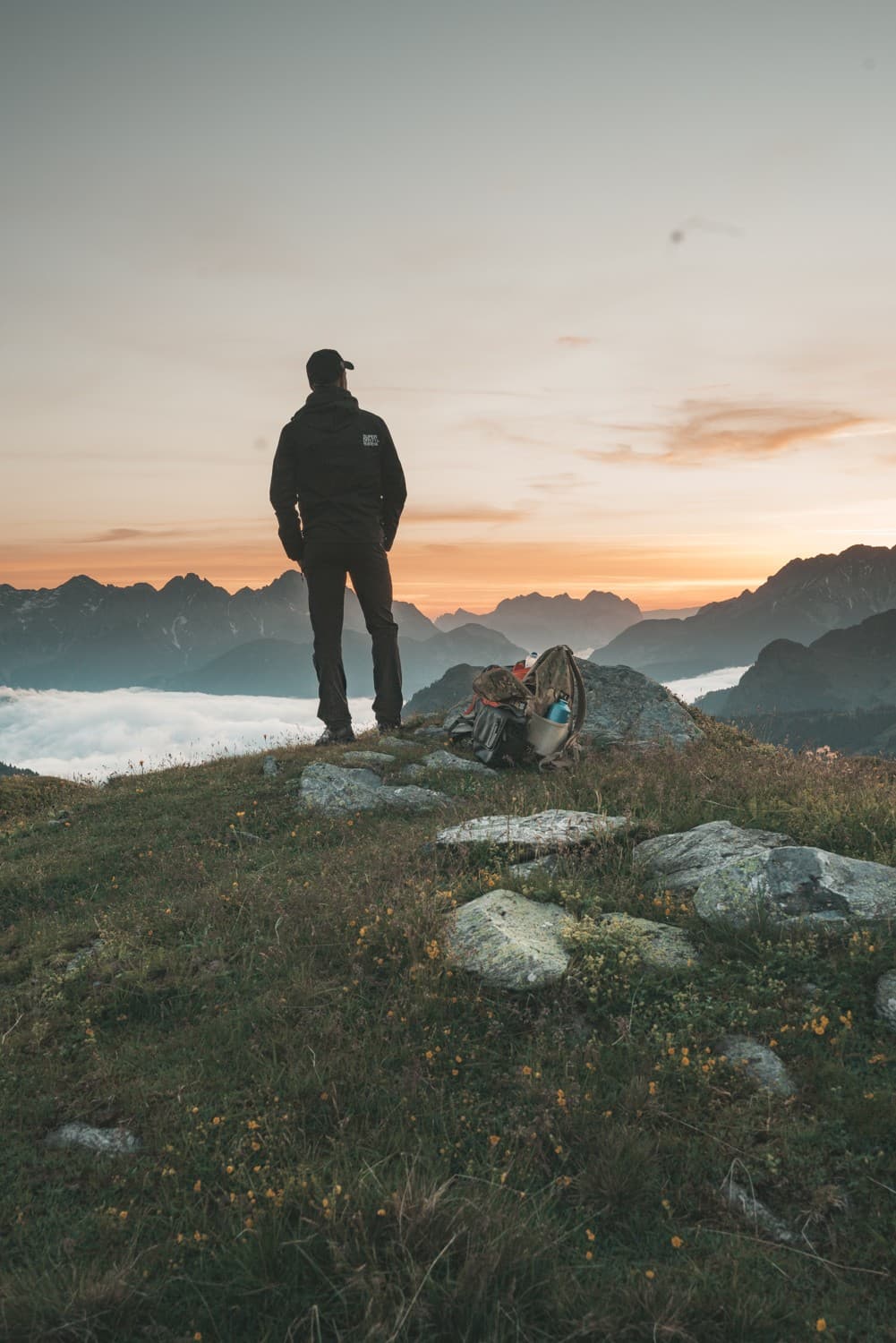 naar de bergen in de zomer
