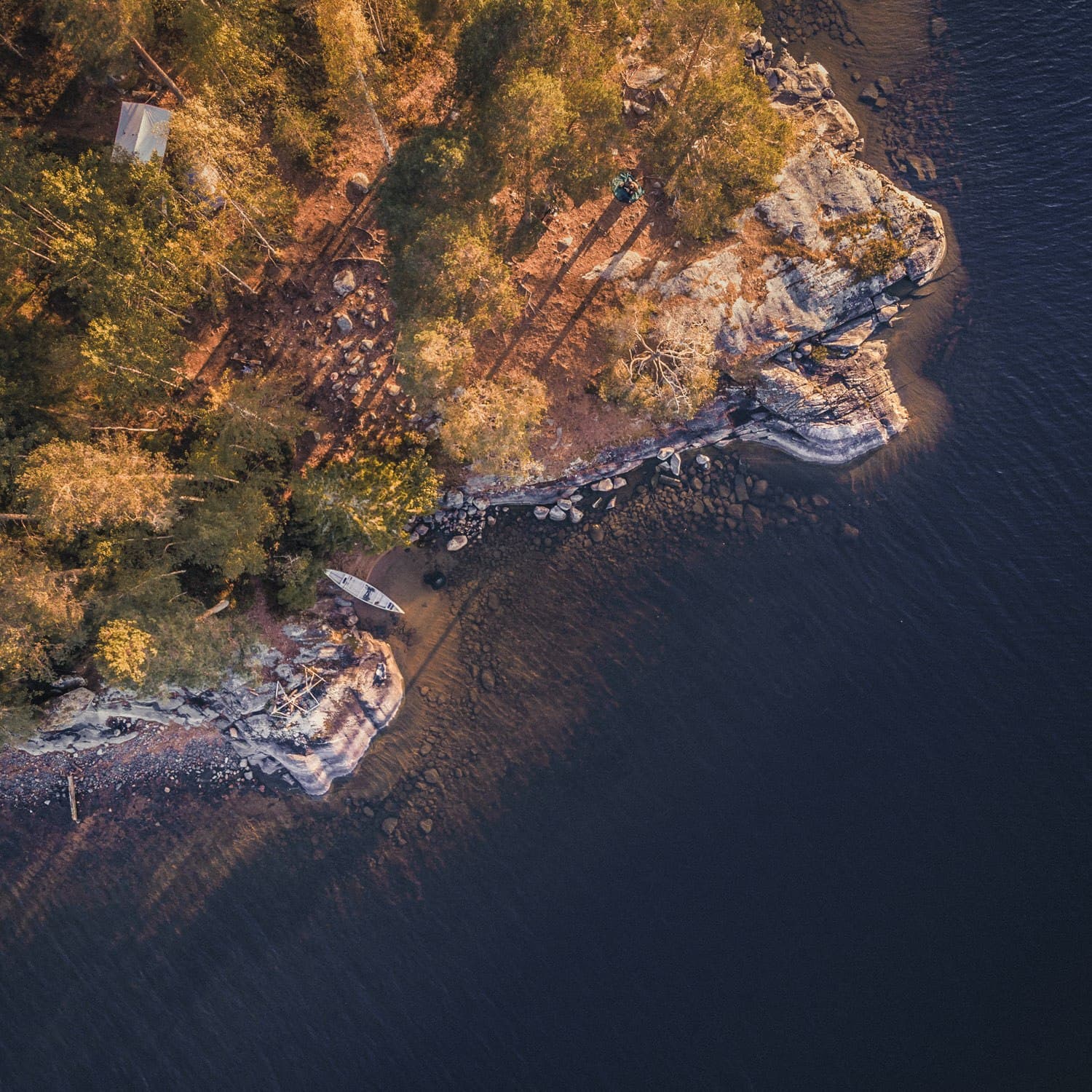 met de kano door zweden