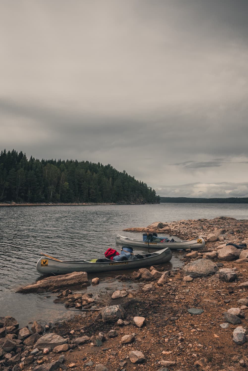een kanotour maken in zweden