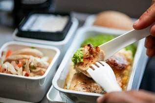 beste maaltijden op het vliegtuig