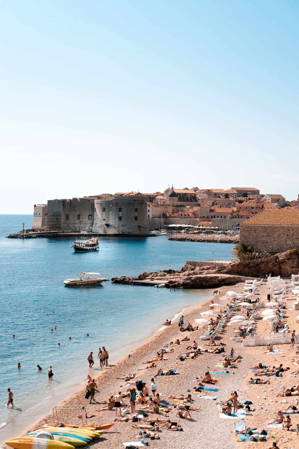 de beste stranden van dubrovnik