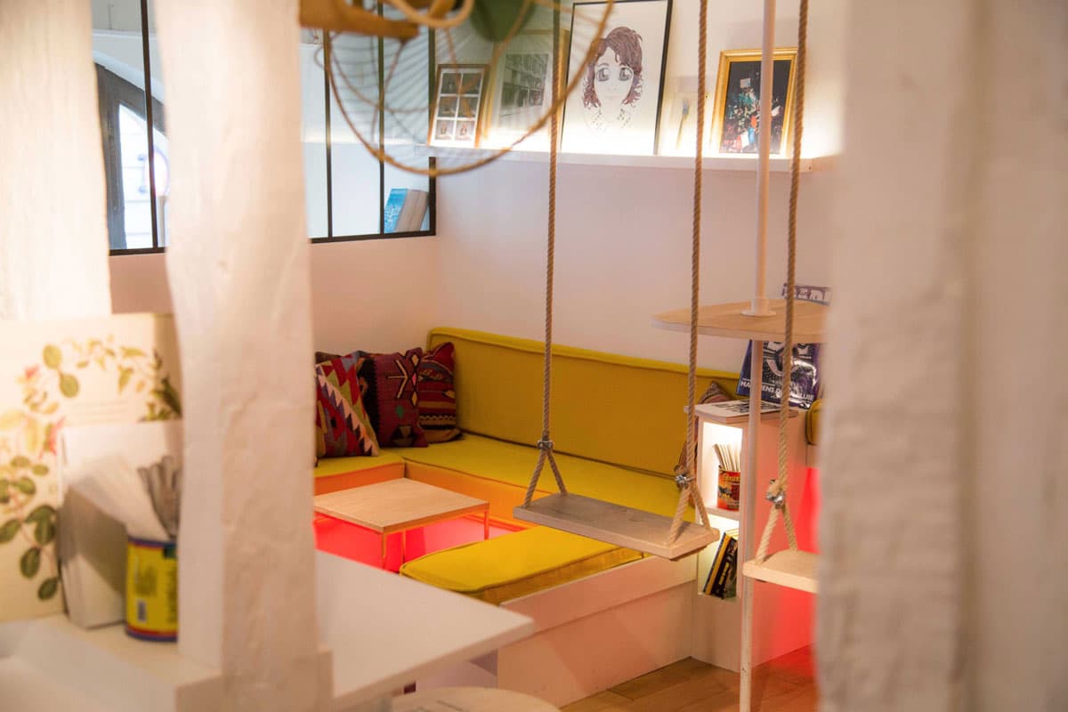 geheime bar lavomatic parijs interieur