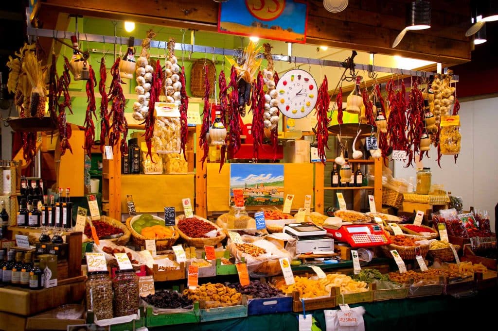 eten kopen en winkelen italie
