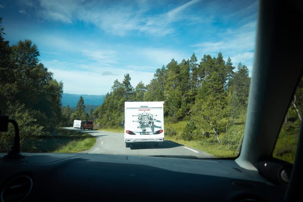 kamperen in noorwegen