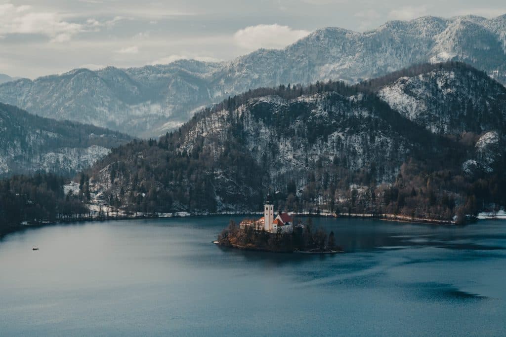 lake bled in slovenie
