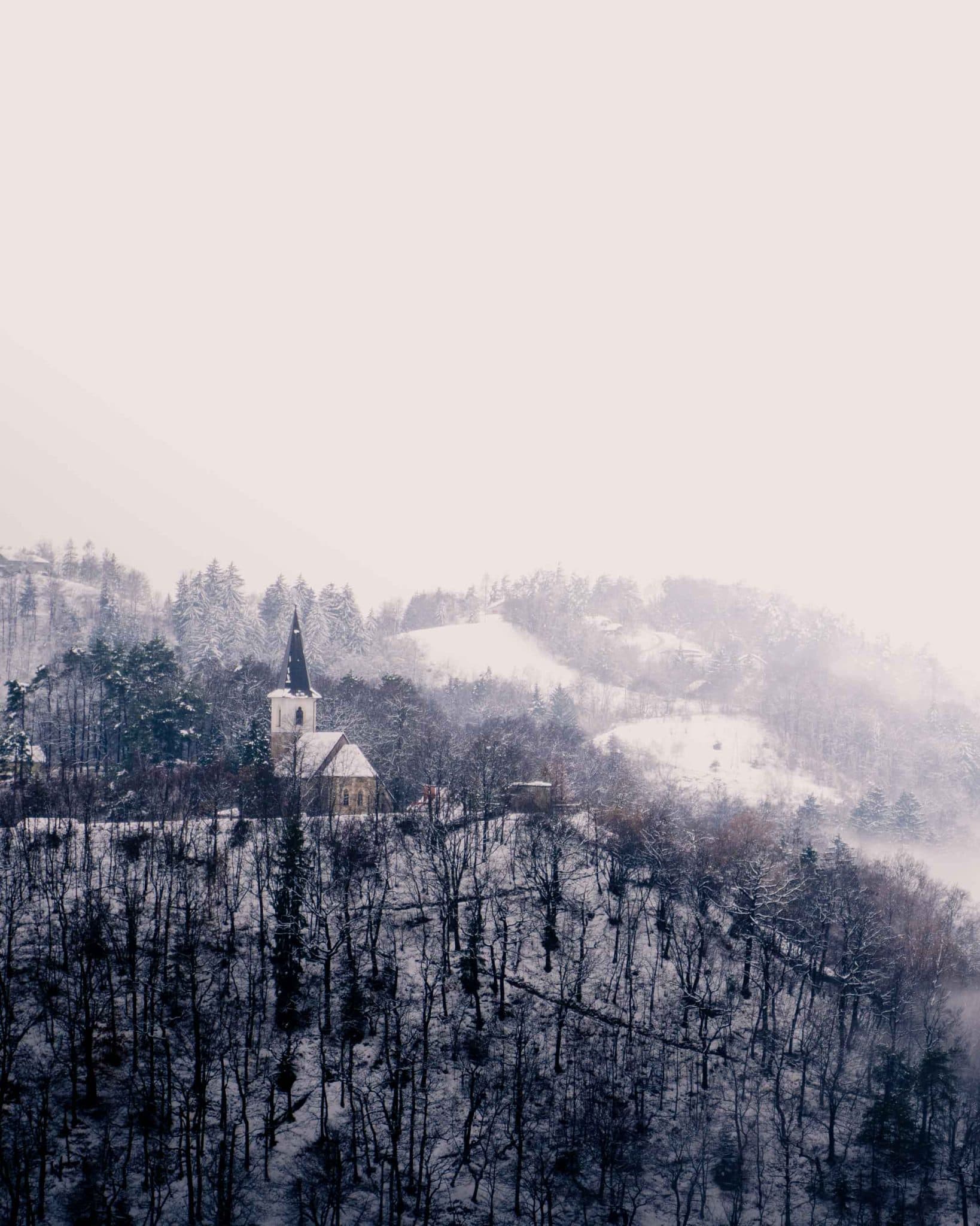 slovenie in de winter