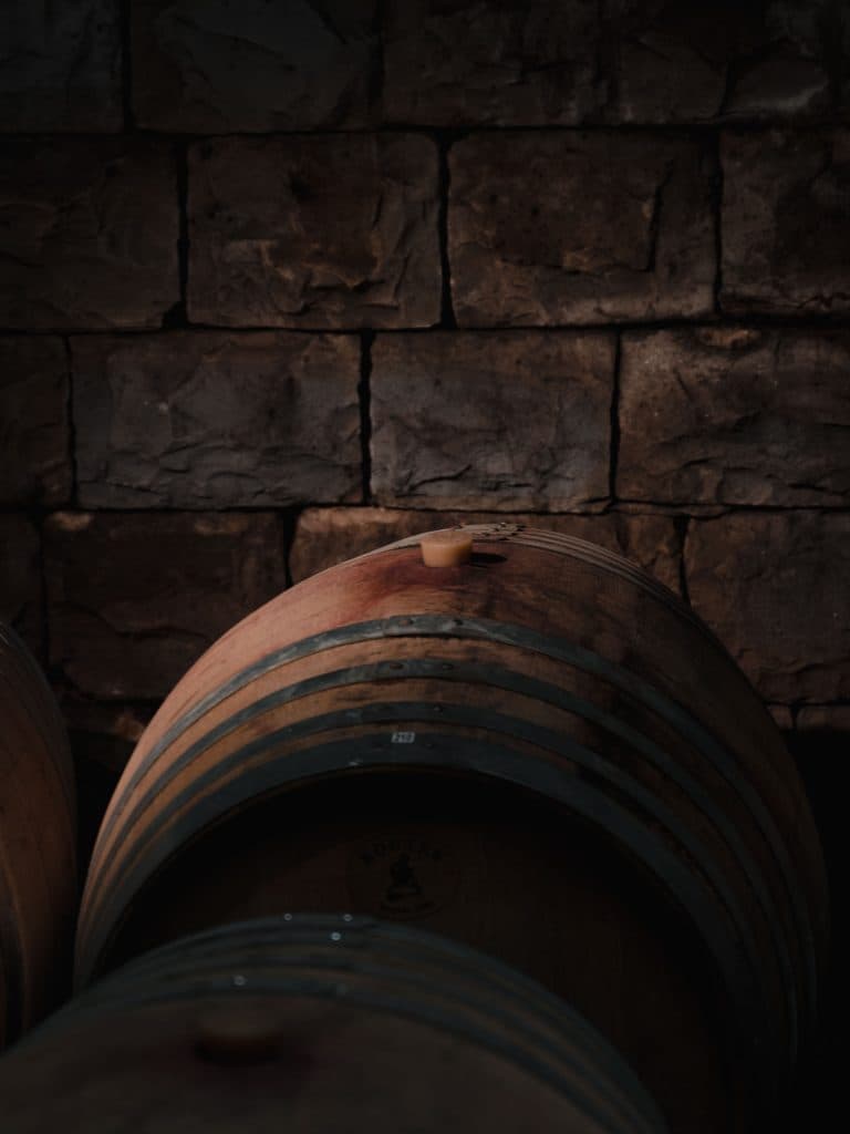 Impressies van het wijnhuis tijdens een rondleiding