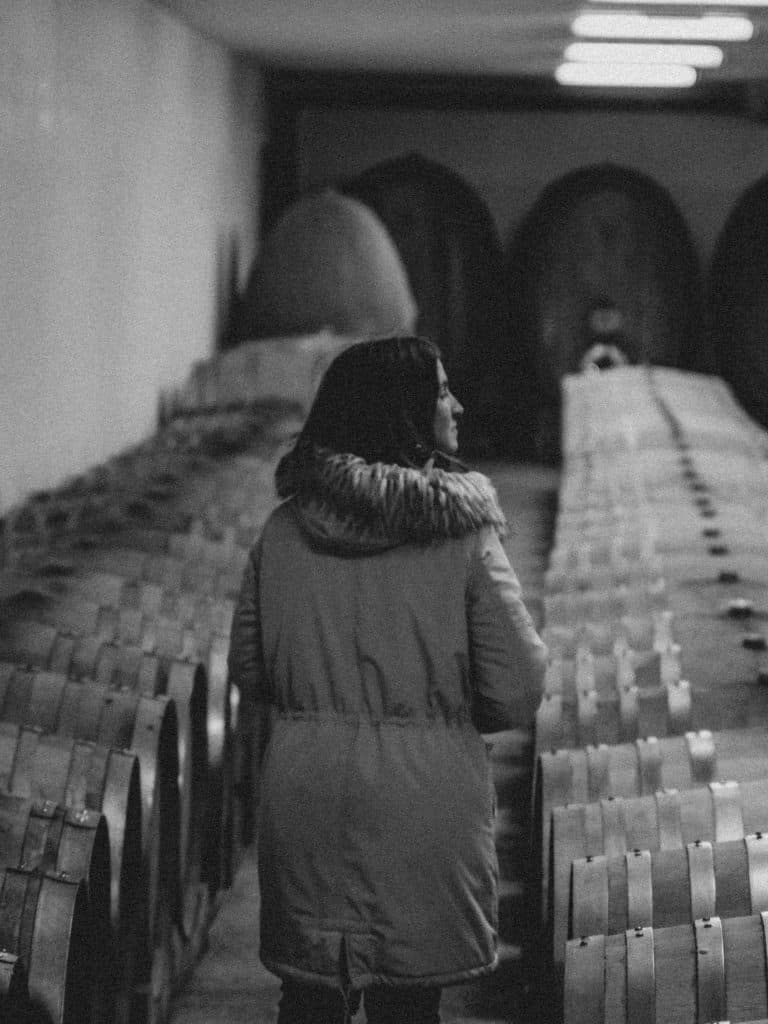 Impressies van het wijnhuis tijdens een rondleiding