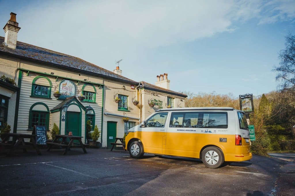 kamperen met camper in engeland