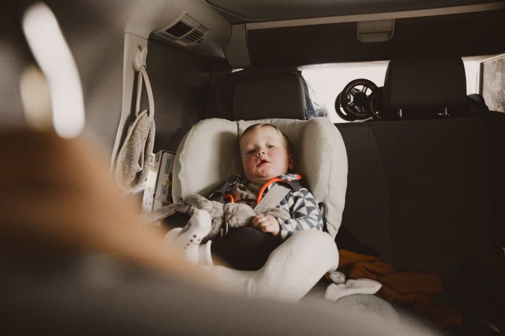 kamperen met een baby