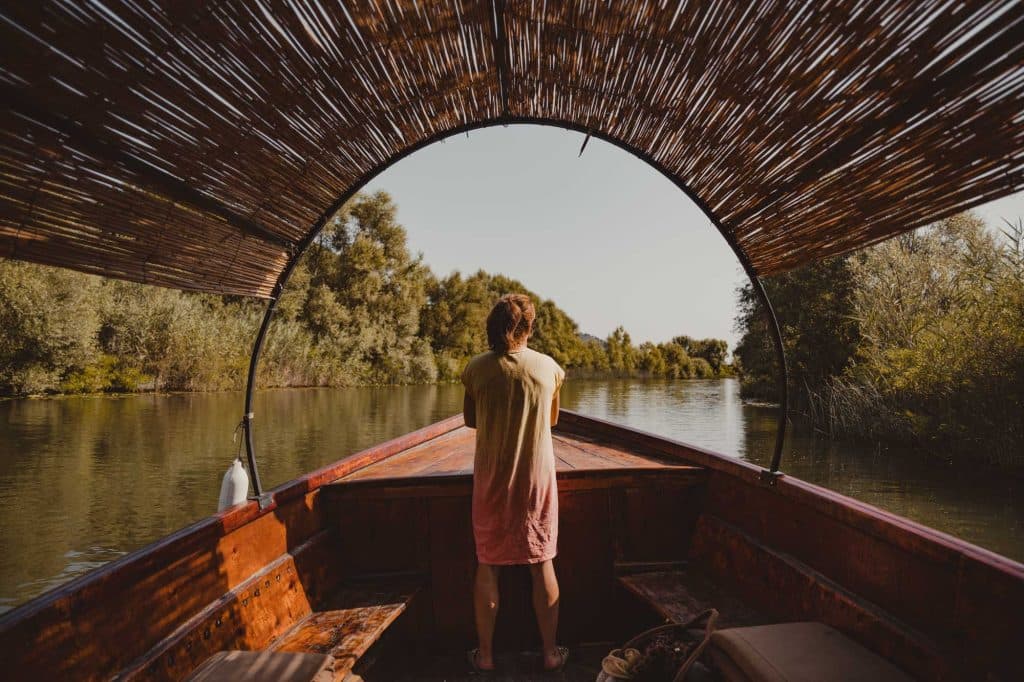 Het skadar meer boot varen