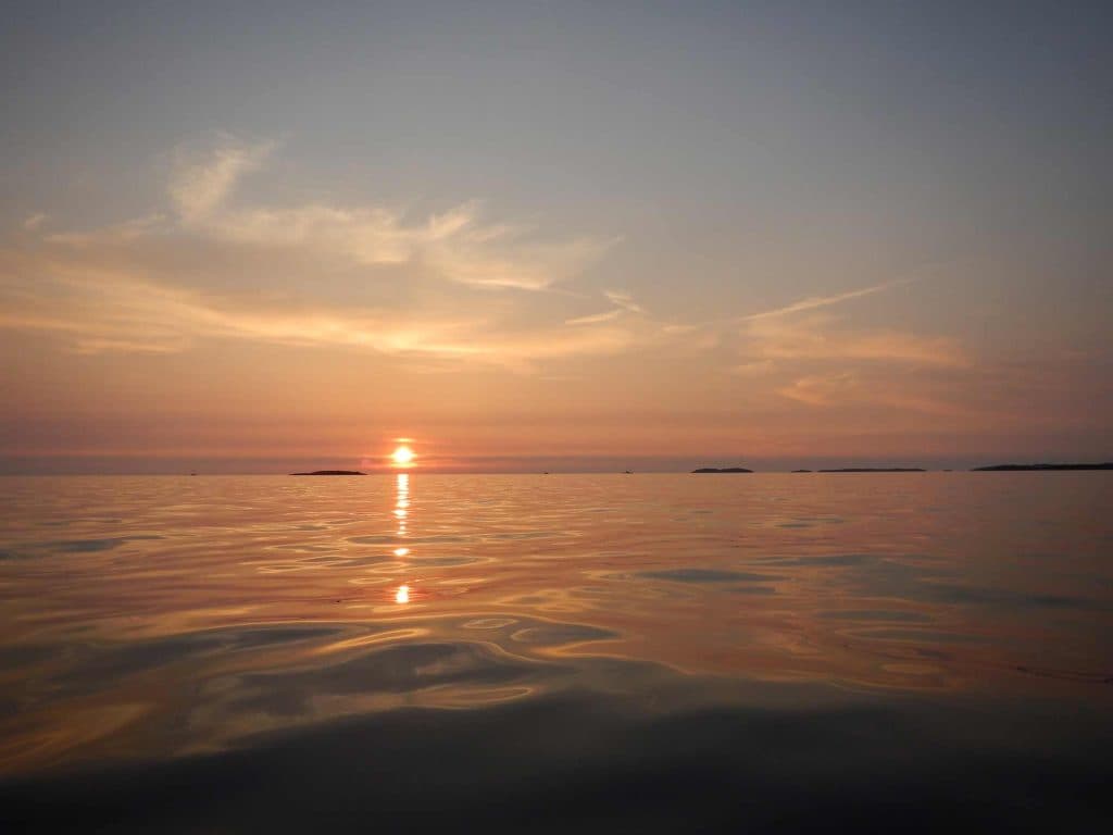 strand zee rovinj kroatie