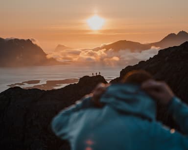 vliegen naar de lofoten