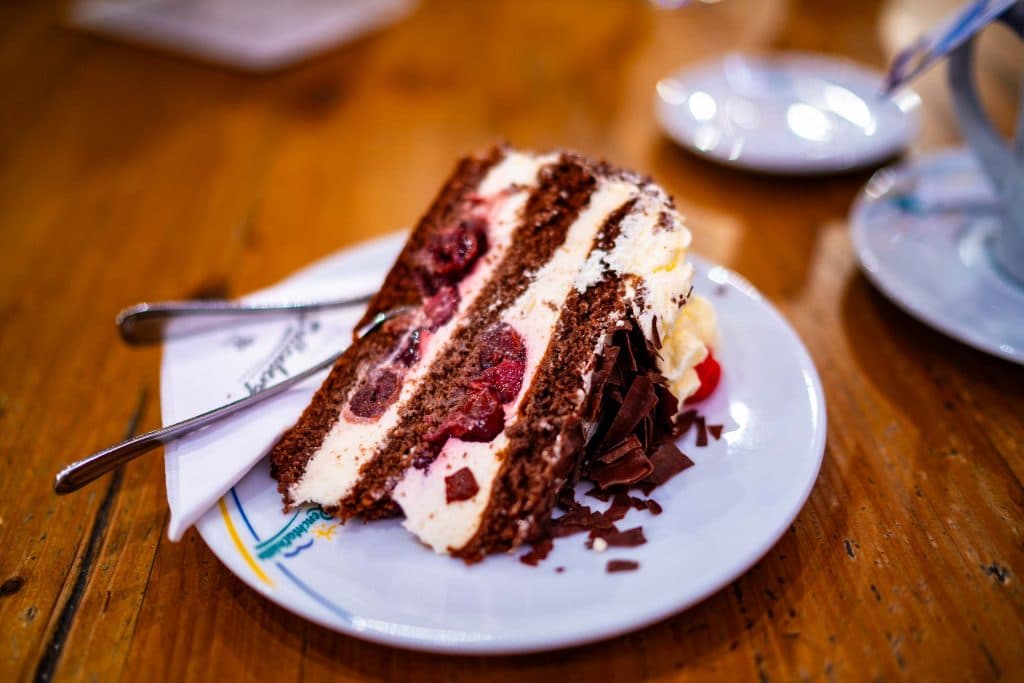 De beste Kirschtorte van Duitsland eten