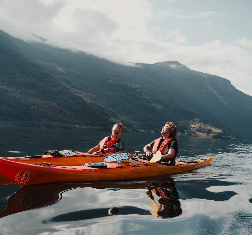 zelf met de kano varen in noorwegen kayal trip