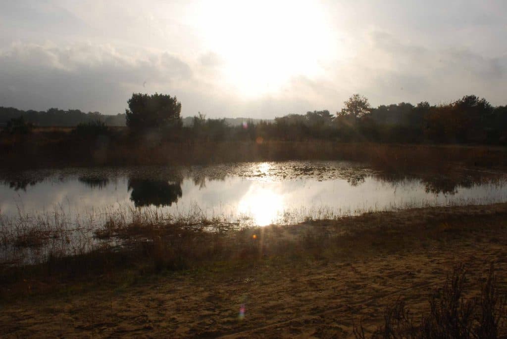 wandelen aan de keiheuvel