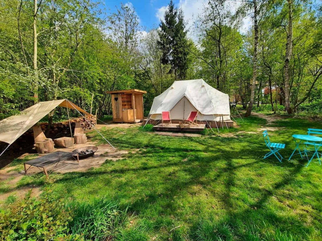 cowcooning glamping in belgie