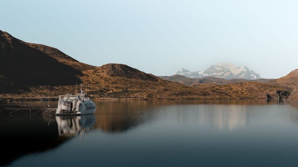 de w-trek stappen in torres del paine