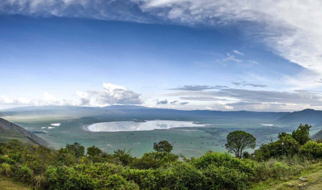 De Ngorongoro Krater in Tanzania