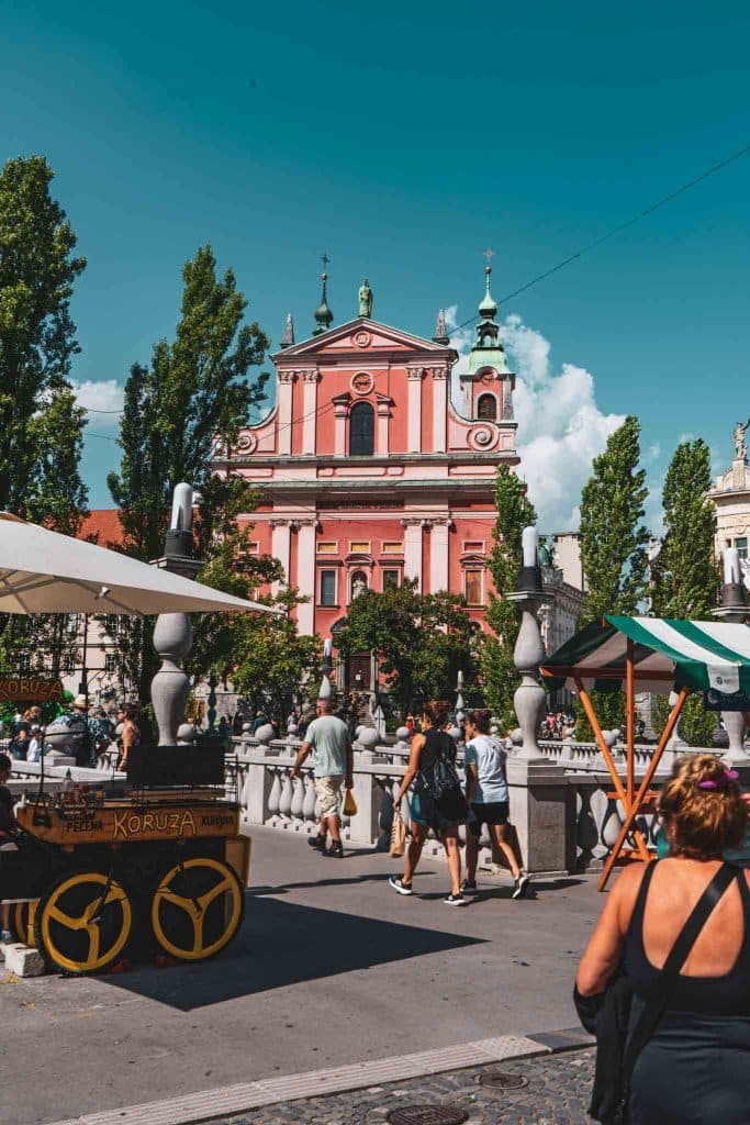 Ljubljana, de hoofdstad van Slovenië