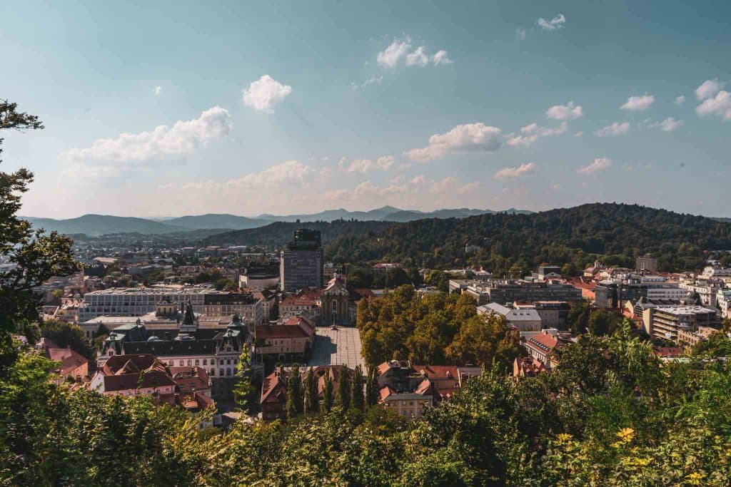 Ljubljana, de hoofdstad van Slovenië