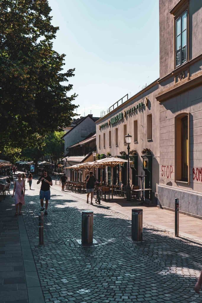 Ljubljana, de hoofdstad van Slovenië