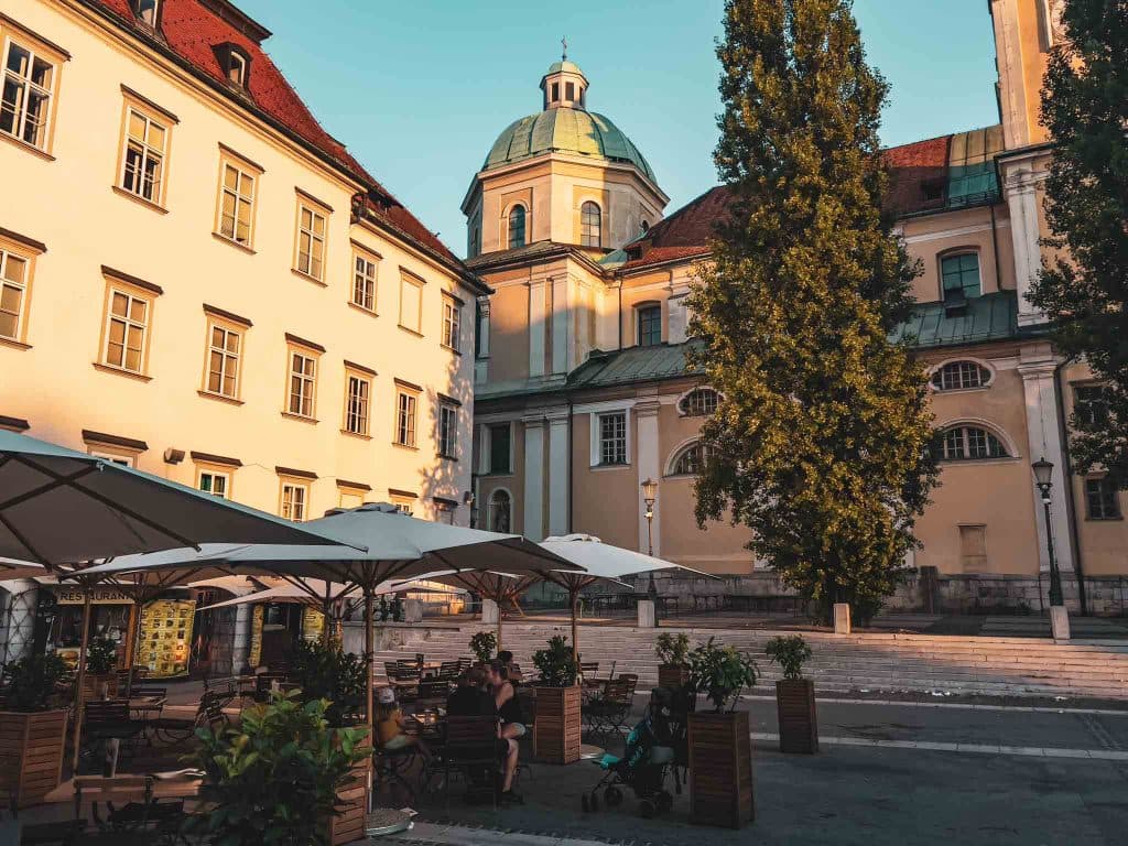 Ljubljana, de hoofdstad van Slovenië