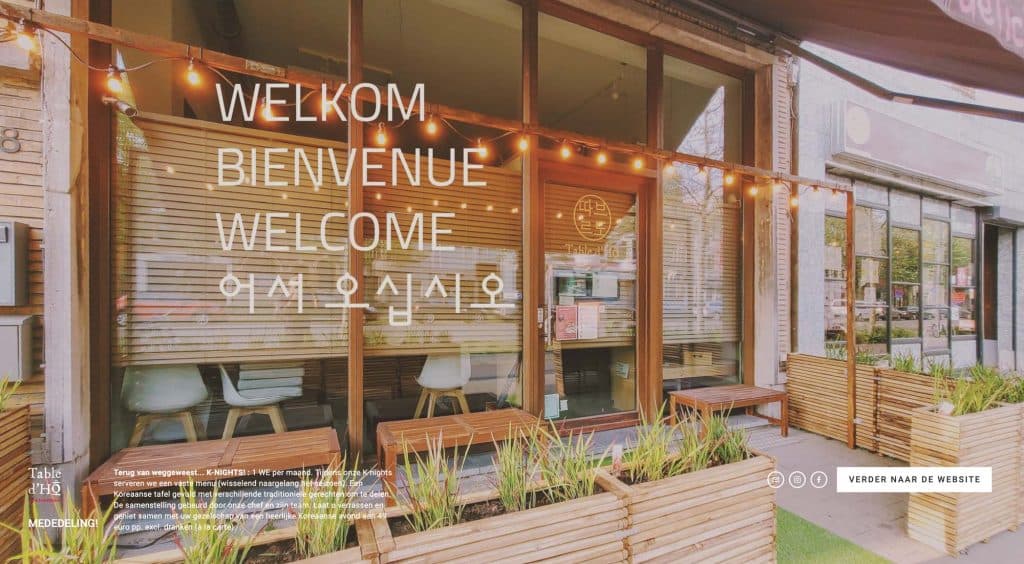 table d'ho antwerpen