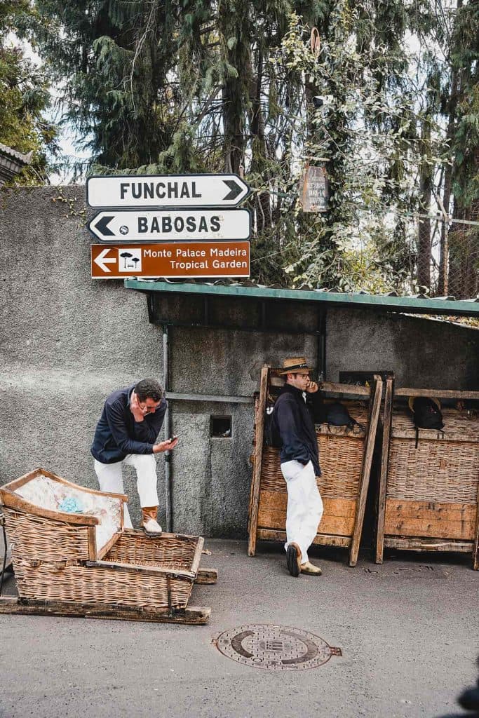 is madeira de moeite in de winter met de slee