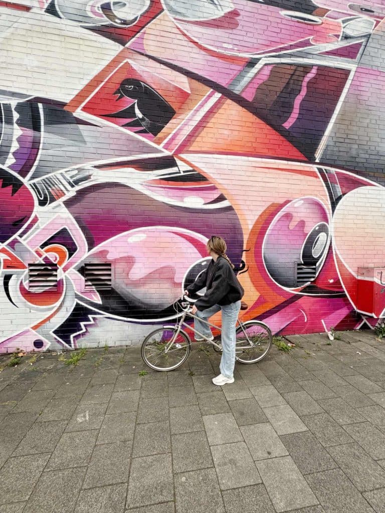 Düsseldorf, fietsstad, citytrip, Urban Art Ride