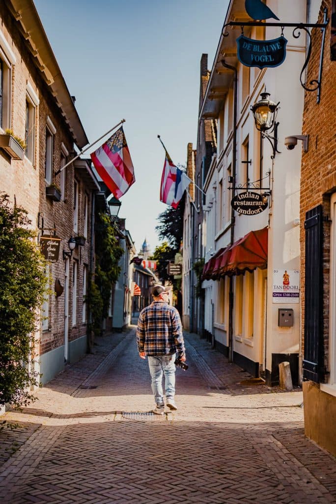 wandelen in den bosch van de tramkade naar paleiskwartier