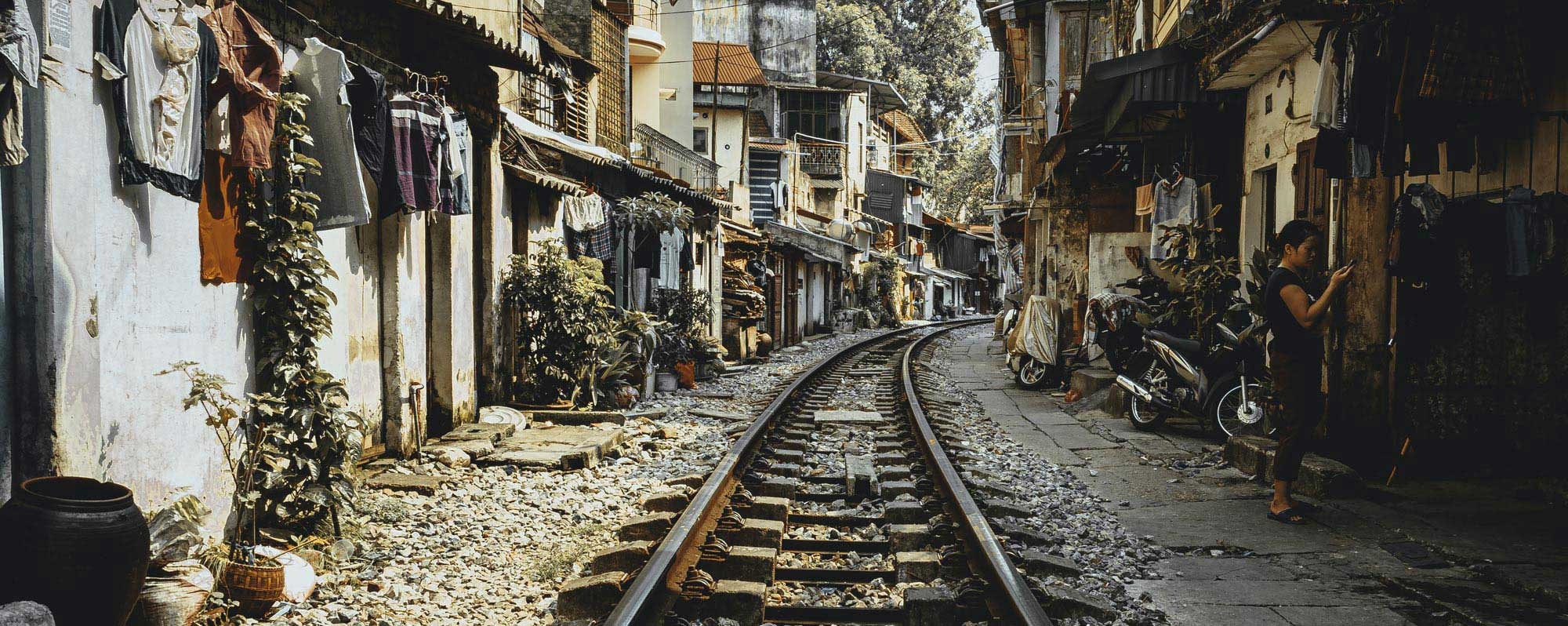 Trainstreet Hanoi Vietnam wereldreis