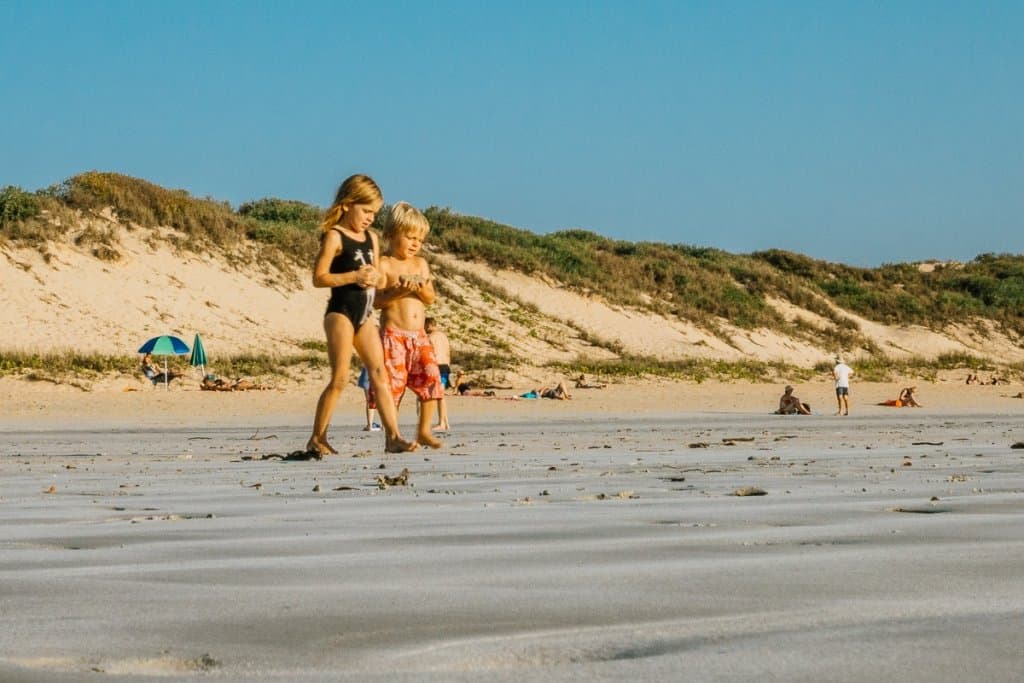 zonsondergang westkust australie cbale beach