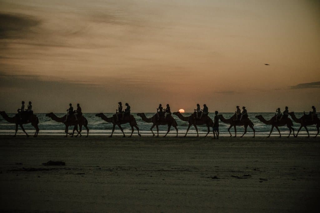 Cable beach broome zonsondergang