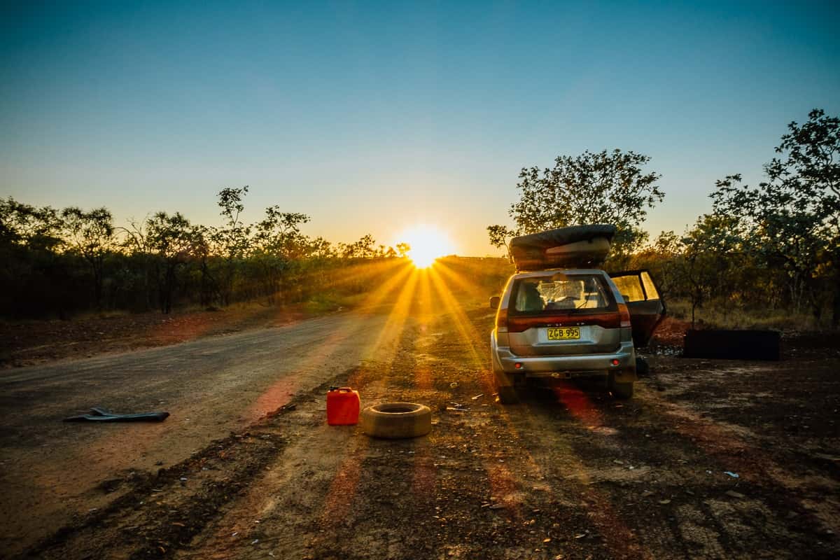 Die keer dat ik helemaal alleen in de verlaten Outback vastzat.