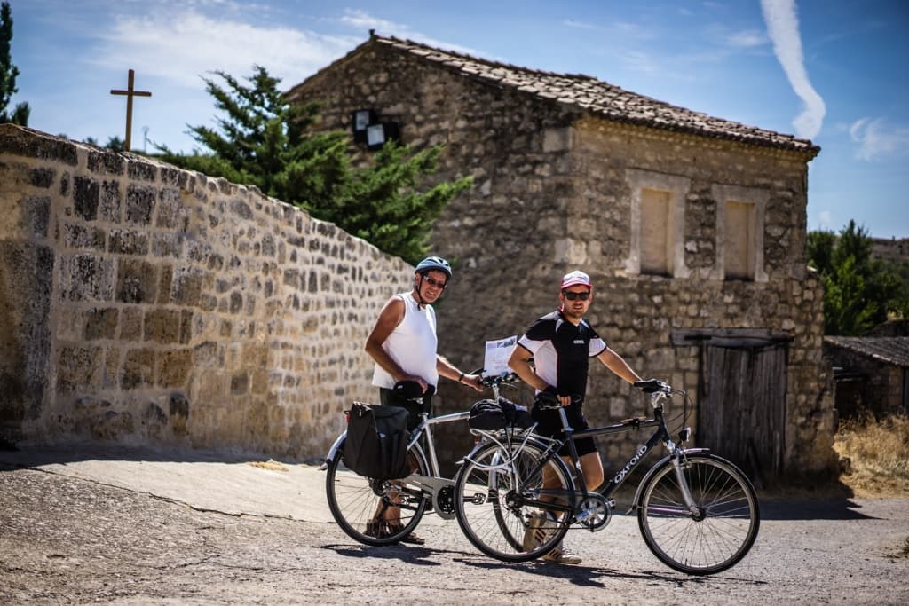 fietsen naar compostela