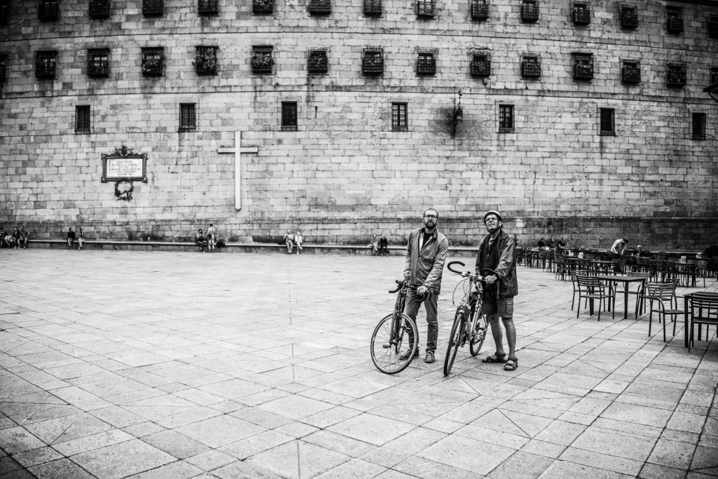 Santiago de Compostela per fiets