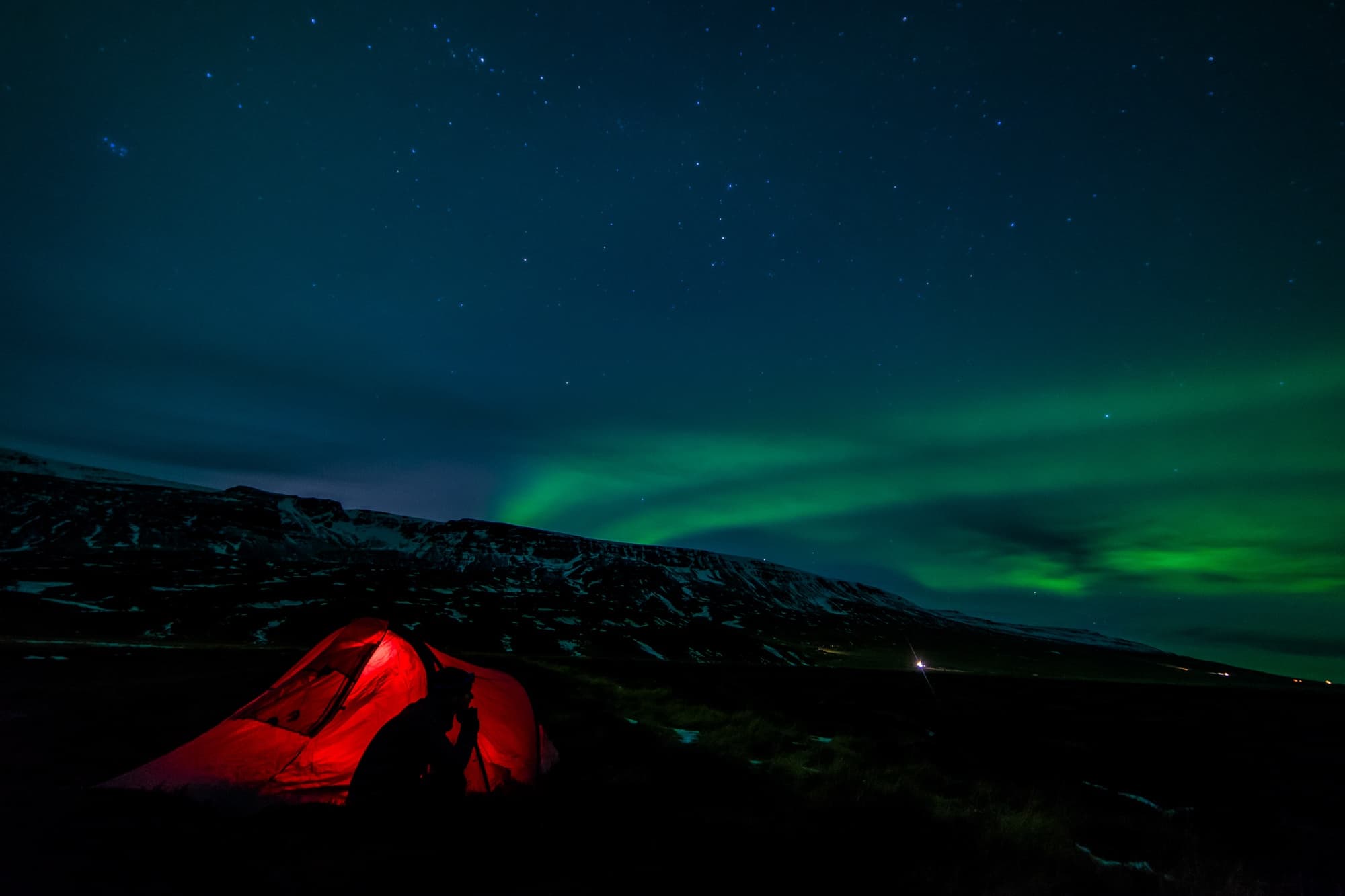 kamperen in IJsland