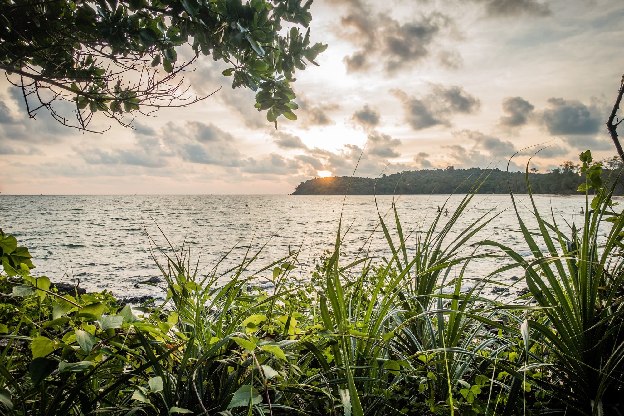 zonsondergang cambodja