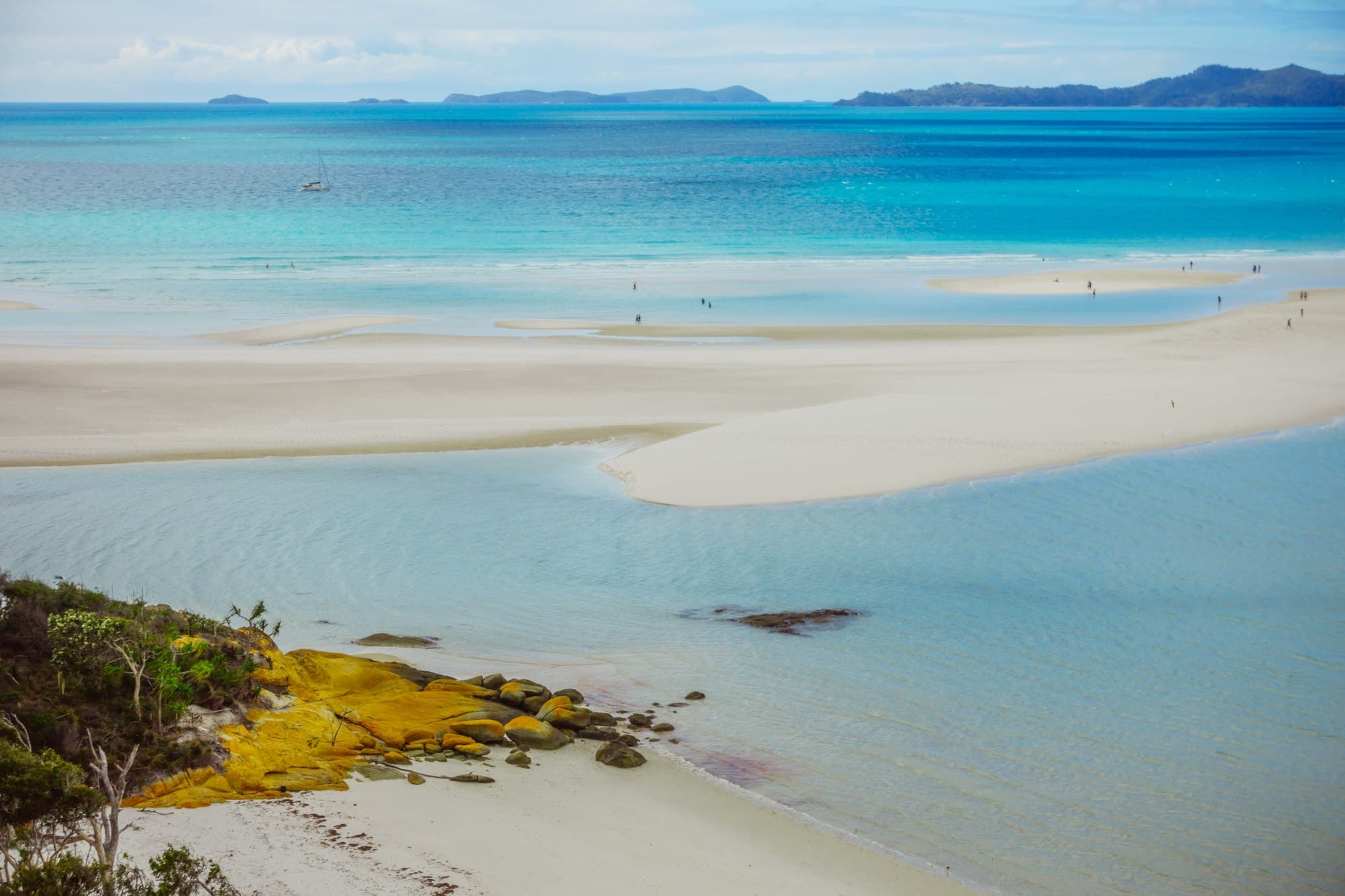 wereldreis plannen whitehaven beach